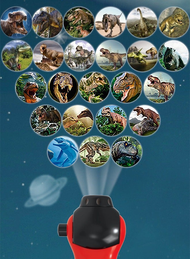 Flashlight Projector Toy,Night Lamp Projector with 24 Patterns - Toddler Light Toy for Recognition Improvement, Educational Learning Bedtime Night Light for Kids - Image 3